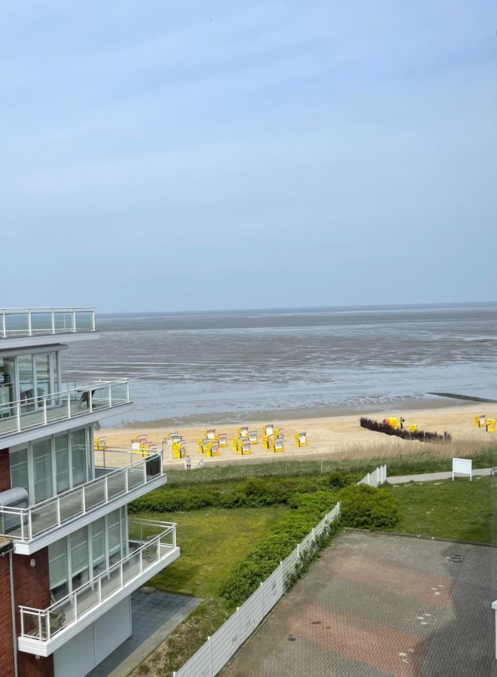 Traumhafte Ferienwohnung - Direkter Meerblick - 50M Zum Strand In Cuxhaven Duhnen In 1A Lage Im Haus Seehuette Εξωτερικό φωτογραφία