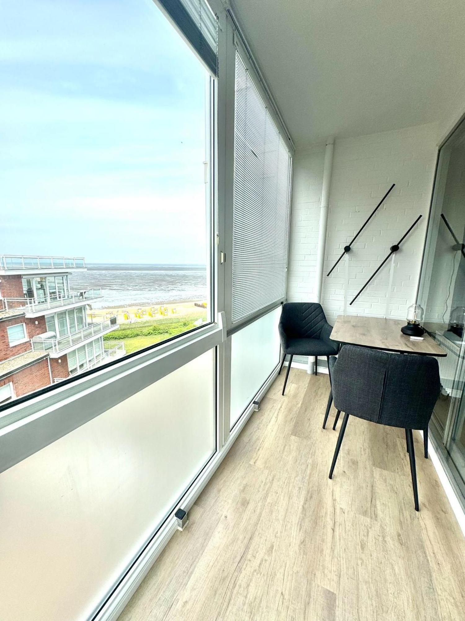 Traumhafte Ferienwohnung - Direkter Meerblick - 50M Zum Strand In Cuxhaven Duhnen In 1A Lage Im Haus Seehuette Εξωτερικό φωτογραφία